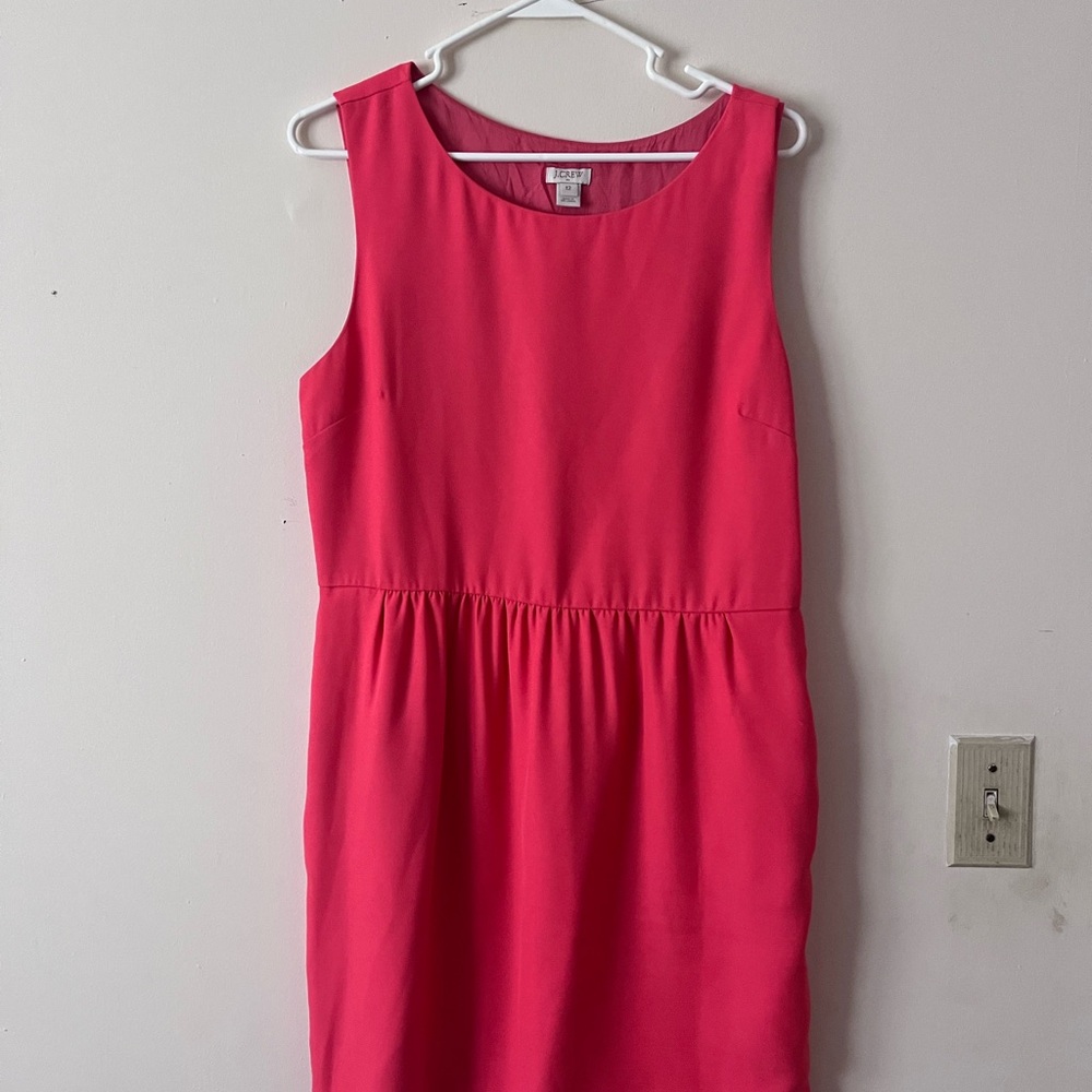 Elegant Pink Sleeveless Dress